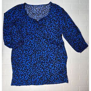 Ava & Viv Faux Wrap side tie Dress 3X